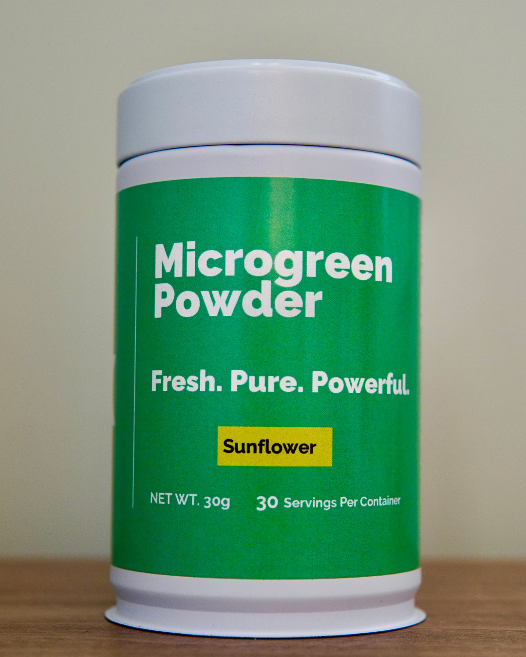 Large Sunflower Microgreen Powder